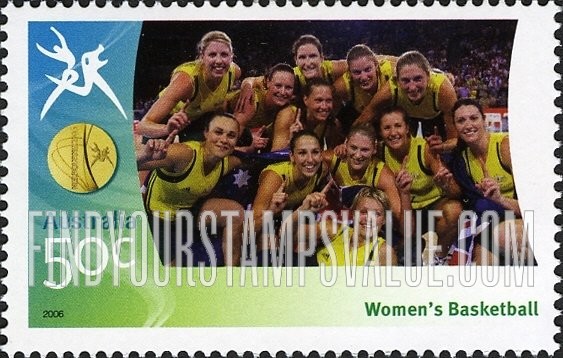 FindYourStampsValue: Medalists at Commonwealth Games: Women’s basketball team