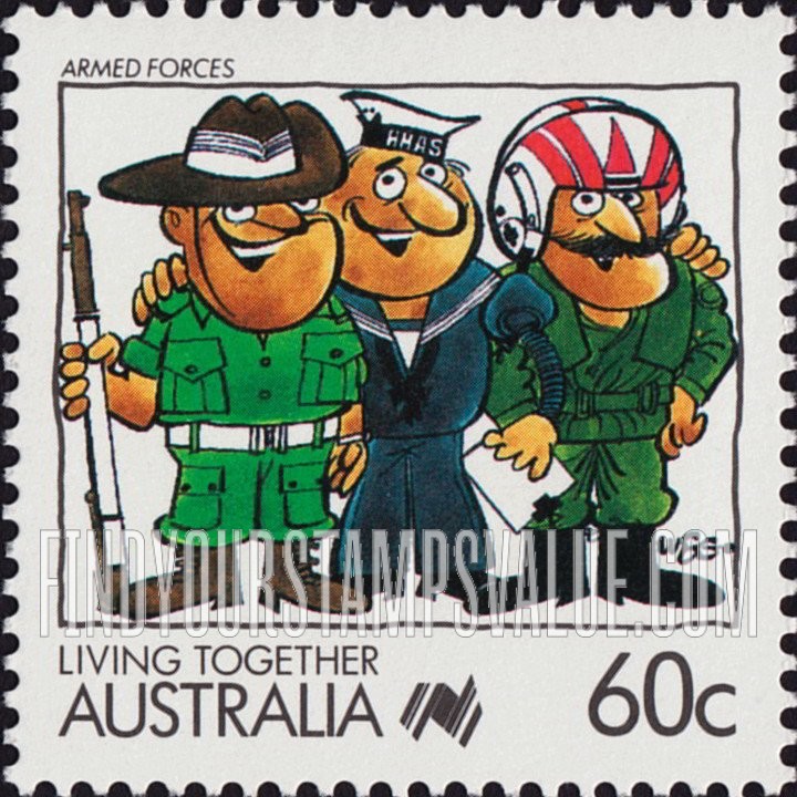 FindYourStampsValue: Living Together: Armed Forces