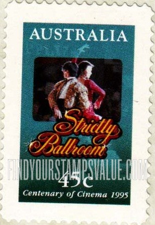FindYourStampsValue: Poster, scene from: Strictly Ballroom, 1992