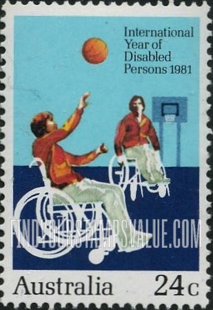 FindYourStampsValue: International Year of the Disabled