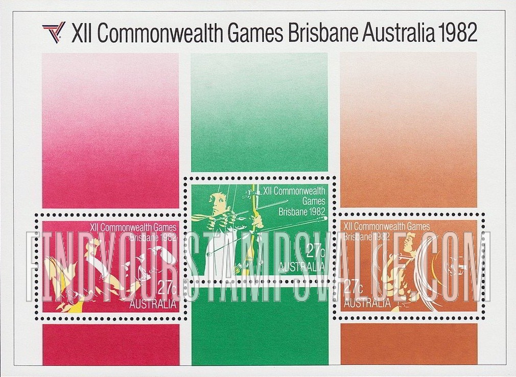 FindYourStampsValue: 12th Commonwealth Games, Brisbane, September 30-Octomber 9