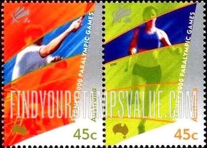 FindYourStampsValue: 2000 Paralympics, Sydney