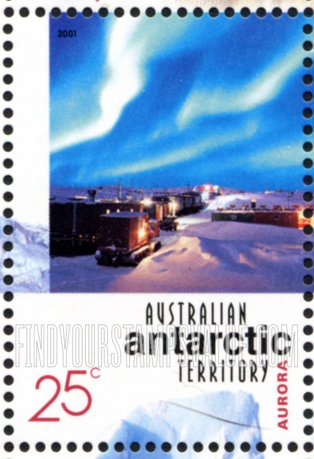 FindYourStampsValue: AUSTRALIAN ANTARCTIC TERRITORY - Australians in the Antarctic, Centenary: Aurora Australis