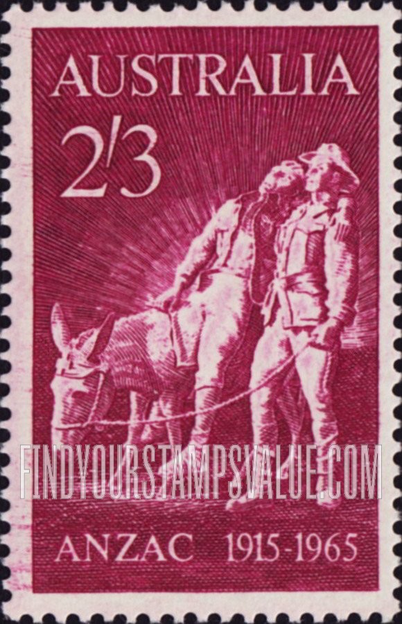 FindYourStampsValue: “Simpson and His Donkey” by Wallace Anderson