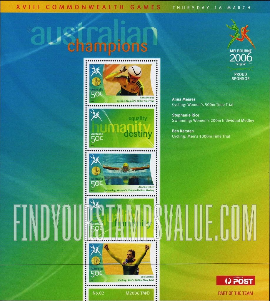 FindYourStampsValue: Medalists at Commonwealth Games