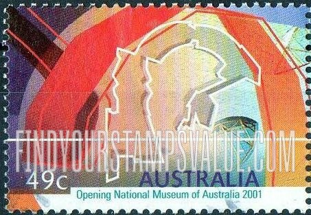 FindYourStampsValue: Opening of National Museum, Canberra: Museum floor plan