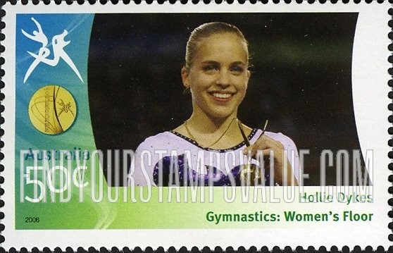 FindYourStampsValue: Medalists at Commonwealth Games: Hollie Dykes