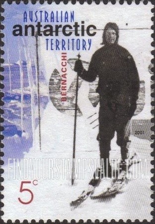 FindYourStampsValue: AUSTRALIAN ANTARCTIC TERRITORY - Australians in the Antarctic, Centenary: Louis Bernacchi, physicist
