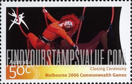 FindYourStampsValue: Highlights of Commonwealth Games: Dancer on hoops