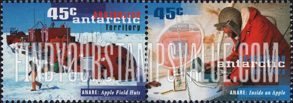 FindYourStampsValue: AUSTRALIAN ANTARCTIC TERRITORY - Australian National Antarctic Research Expeditions, 50th Anniversary