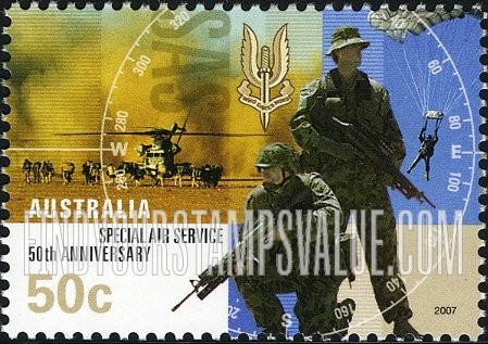 FindYourStampsValue: Special Air Service, 50th Anniversary