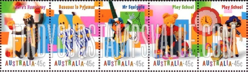 FindYourStampsValue: Children’s Television Programs