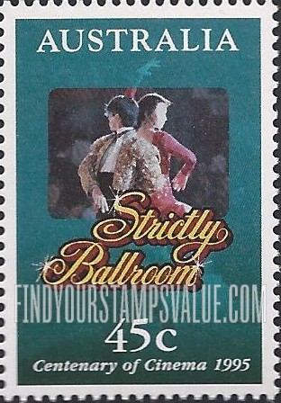 FindYourStampsValue: Poster, scene from: Strictly Ballroom, 1992