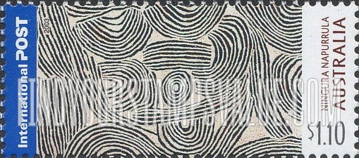 FindYourStampsValue: Papunya Tula Aboriginal Art: Ningura Napurrula