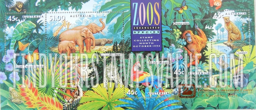 FindYourStampsValue: Australian Zoo Animals
