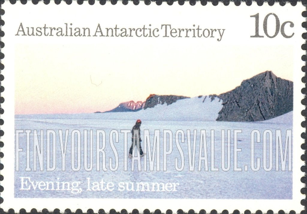 FindYourStampsValue: AUSTRALIAN ANTARCTIC TERRITORY: Evening
