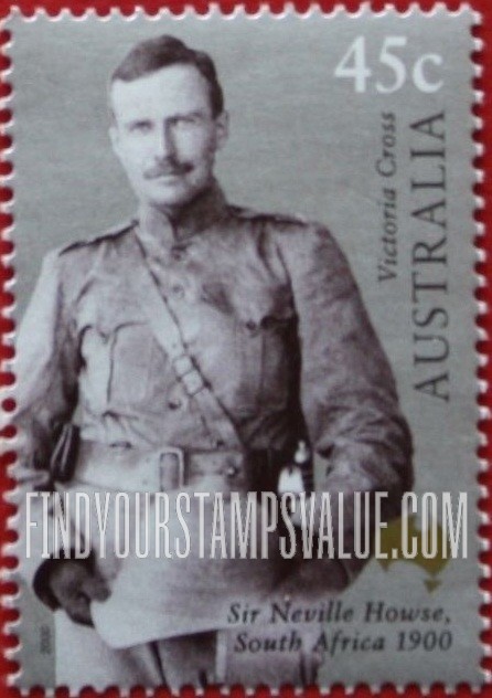 FindYourStampsValue: Australian Victoria Cross, Centennial: Sir Neville Howse