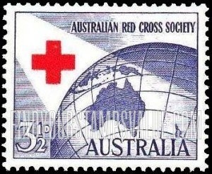 FindYourStampsValue: Red Cross and Globe