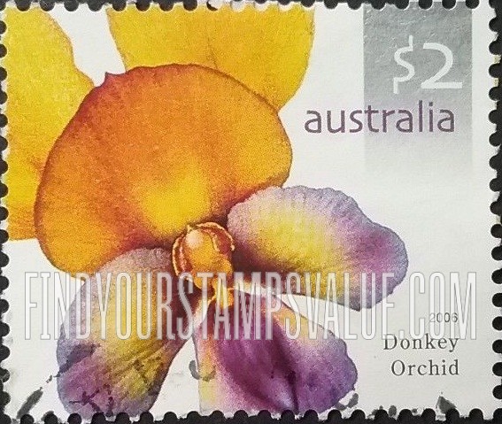 FindYourStampsValue: Flowers: Donkey orchid