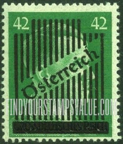 FindYourStampsValue: For Use in Vienna, Lower Austria and Burgenland: Stamp of Germany
