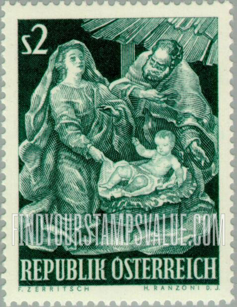 FindYourStampsValue: Baroque Creche by Josef Thaddäus Stammel