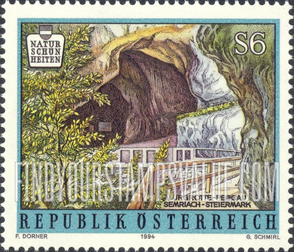 FindYourStampsValue: Scenery: Peggau Cave, Styria