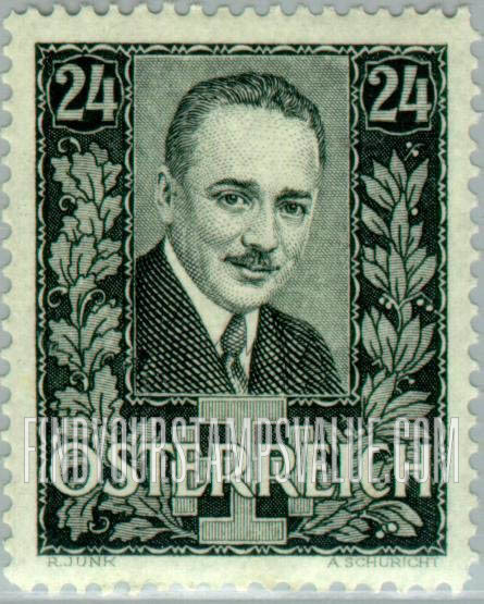FindYourStampsValue: Dollfuss Mourning: Engelbert Dollfuss