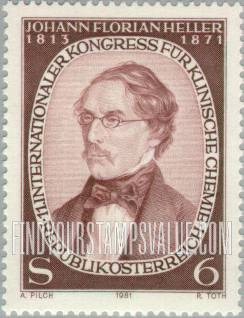 FindYourStampsValue: Johann Florian Heller (1813-1871), Pioneer of Urinalysis
