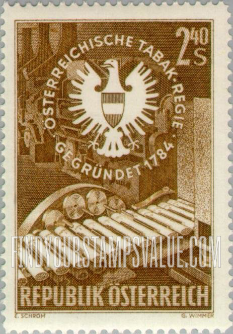 FindYourStampsValue: Cigarette Machine and Trademark of Tobacco Monopoly