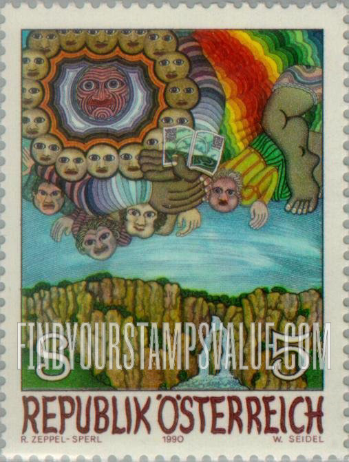 FindYourStampsValue: Herr des Regenbogens, by Robert Zeppel-Sperl