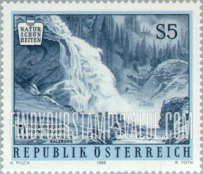 FindYourStampsValue: Scenery: Krimmler Waterfalls