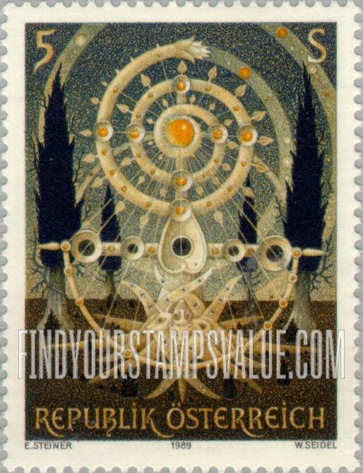 FindYourStampsValue: Lebensbaum, by Ernst Steiner