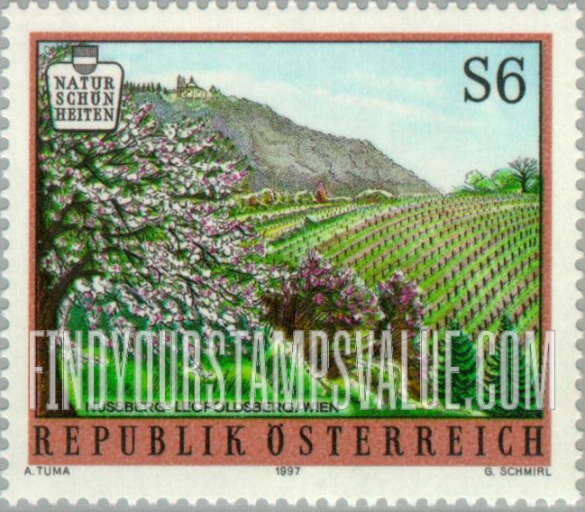 FindYourStampsValue: Scenery: Nussberg Vineyards