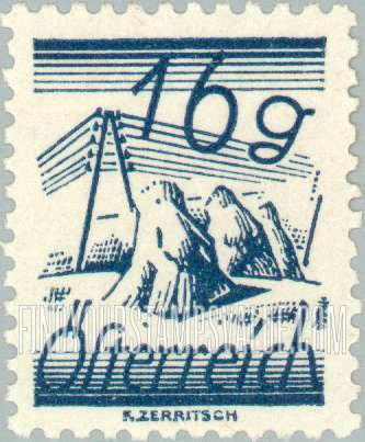 FindYourStampsValue: Republic: Fields Crossed by Telegraph Wires