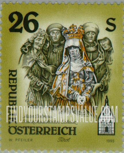 FindYourStampsValue: Monastery of Admont: Sculpture of Mater Dolorosa, Franciscan Monastery, Schwaz, Tirol