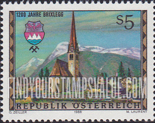 FindYourStampsValue: Brixlegg, 1200th Anniversary