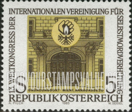 FindYourStampsValue: International Association for the Prevention of Suicide, 13th Congress