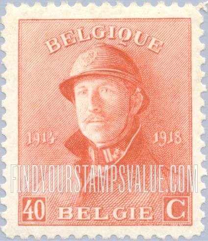 FindYourStampsValue: King Albert in Trench Helmet
