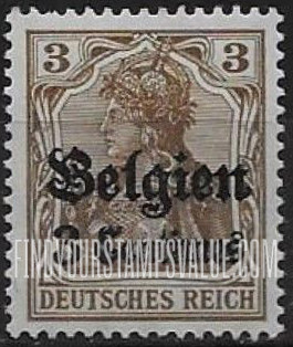 FindYourStampsValue: Under German Occupation: German Stamp