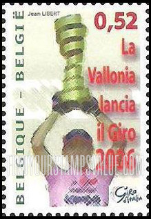 FindYourStampsValue: Start of Giro d’Italia Cycling Race in Wallonia