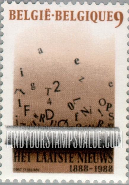 FindYourStampsValue: Newspaper Centennials: Hett Lattste Nieuws