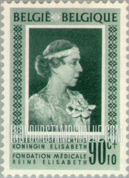 FindYourStampsValue: Semi-Postal: Queen Elisabeth