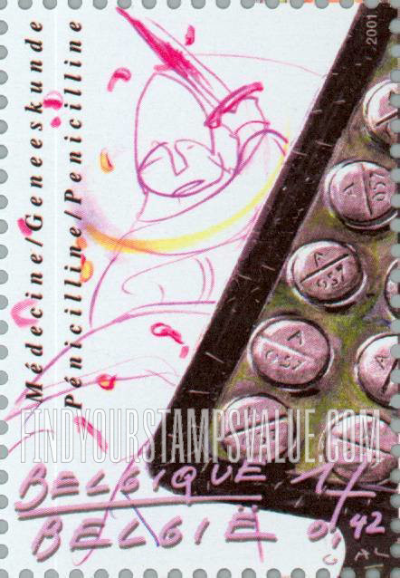 FindYourStampsValue: The 20th Century: Penicillin