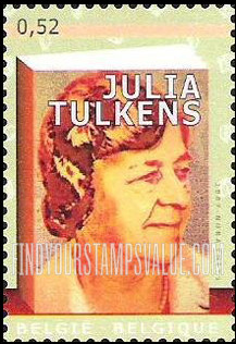 FindYourStampsValue: Female Writers: Julia Tulkens (1902-95), poet