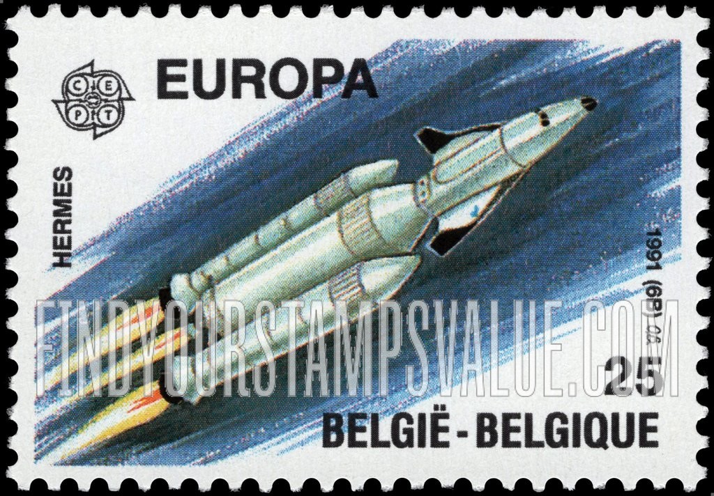 FindYourStampsValue: Europa: Hermes space shuttle
