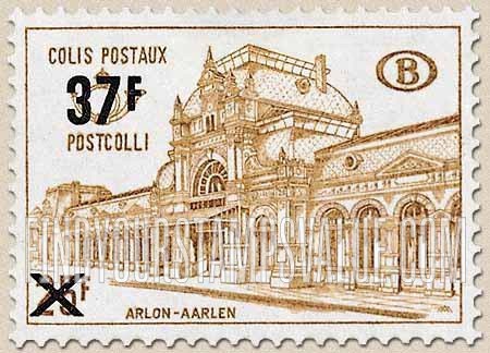 FindYourStampsValue: Parcel Post and Railway: Arlon Railroad Station
