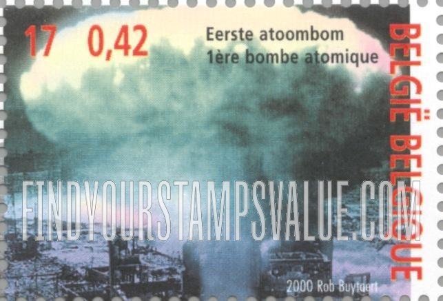 FindYourStampsValue: The 20th Century: First atomic bomb