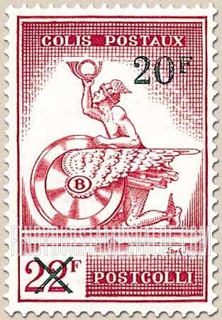 FindYourStampsValue: Parcel Post and Railway: Mercury and Winged Wheel