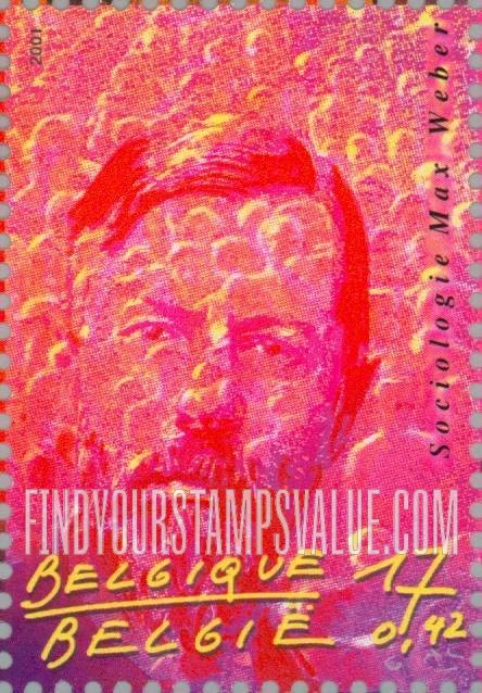 FindYourStampsValue: The 20th Century: Max Weber, sociologist
