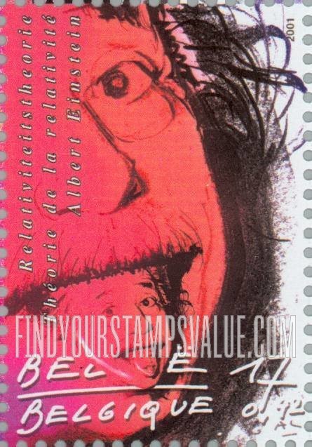 FindYourStampsValue: The 20th Century: Albert Einstein, physicist